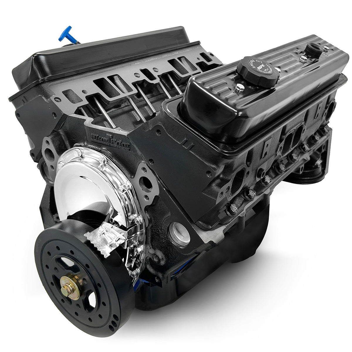 BluePrint Engines GM Small Block Compatible 350 C.I. Long Block - 50 State Legal 87'-95'