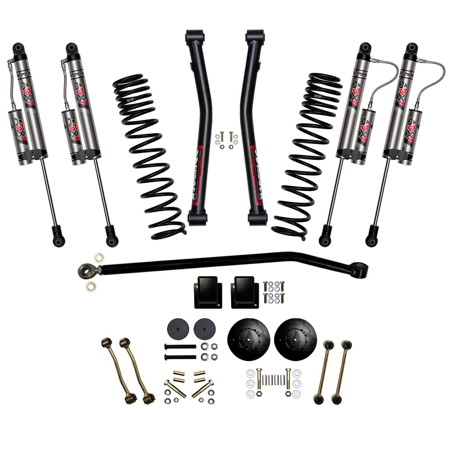 Skyjacker - 3.5 In. Suspension Lift Kit With ADX 2.0 Remote Reservoir Shocks. - G350KXLT