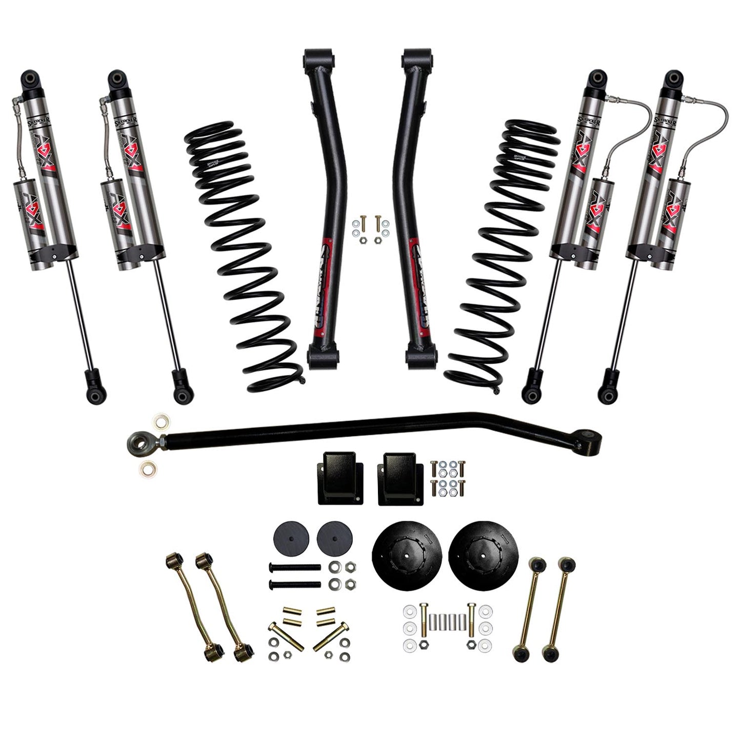 Skyjacker - 3.5 In. Suspension Lift Kit With ADX 2.0 Remote Reservoir Shocks. - G350RKXLT