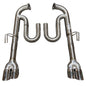 3" Axle Back Exhaust For Caprice PPV 6.0L 3.5" Quad Tips High Flow 304ss