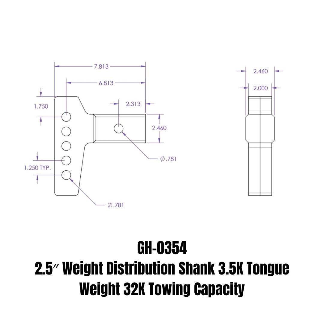 GEN-Y - Weight Distribution Shank - GH-0354