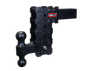 GEN-Y - PHANTOM-X 2.5" Solid Shank 7.5" Drop 1.6K TW 16K Hitch & GH-051 Dual-Ball Mount - GH-2414X