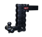 GEN-Y - PHANTOM-X 2.5" Solid Shank 10" Drop 1.6K TW 16K Hitch & GH-052 Tri-Ball Mount - GH-2435X
