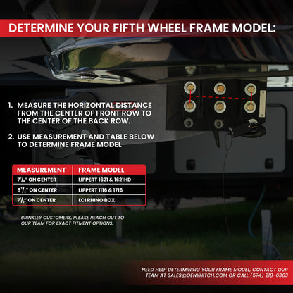 GEN-Y Hitch - EXECUTIVE Static 5th Wheel To Gooseneck - GH-8101