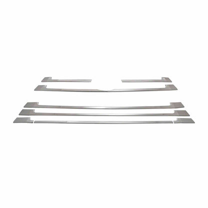 Coast To Coast Grille Insert Overlay Mesh Style 6 Piece Chrome ABS