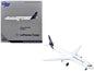 Airbus A321P2F Commercial Aircraft "Lufthansa Cargo" (D-AEUC) White with Blue Tail 1/400 Diecast Model Airplane by GeminiJets  free shipping USA