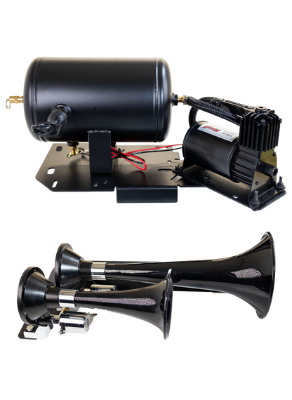 Kleinn Air Horns - GMTRK-3 - GM1500 Bolt-On Dual Train Horn Kit