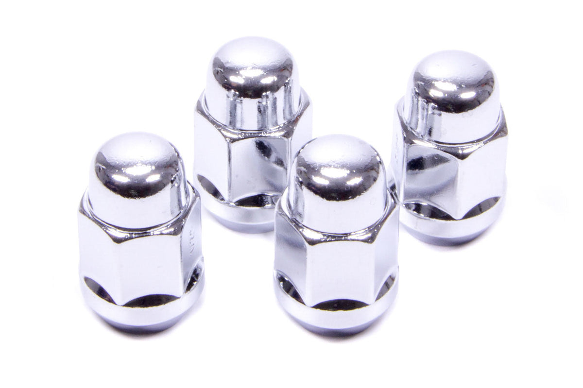 4 Lug Nuts 1/2in Acorn Bulge Seat - 41187B