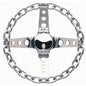 Chrome Chain Steer Wheel 11" - 740