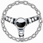 Chrome Chain Steer Wheel 10" - 741