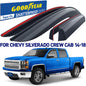 GOODYEAR Tape-On Window Deflectors Shatterproof