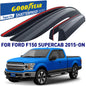 GOODYEAR Tape-On Window Deflectors Shatterproof