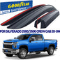 GOODYEAR Tape-On Window Deflectors Shatterproof