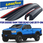 GOODYEAR Tape-On Window Deflectors Shatterproof