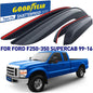 GOODYEAR Tape-On Window Deflectors Shatterproof