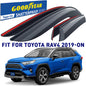 GOODYEAR Tape-On Window Deflectors Shatterproof