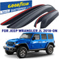 GOODYEAR Tape-On Window Deflectors Shatterproof