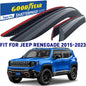 GOODYEAR Tape-On Window Deflectors Shatterproof