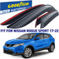 GOODYEAR Tape-On Window Deflectors Shatterproof