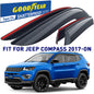 GOODYEAR Tape-On Window Deflectors Shatterproof
