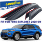 GOODYEAR Tape-On Window Deflectors Shatterproof