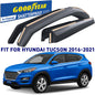 GOODYEAR In-Channel Window Deflectors Shatterproof