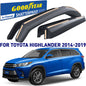 GOODYEAR In-Channel Window Deflectors Shatterproof