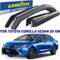 GOODYEAR In-Channel Window Deflectors Shatterproof