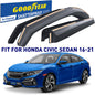 GOODYEAR In-Channel Window Deflectors Shatterproof