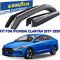GOODYEAR In-Channel Window Deflectors Shatterproof