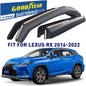 GOODYEAR In-Channel Window Deflectors Shatterproof