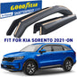 GOODYEAR In-Channel Window Deflectors Shatterproof
