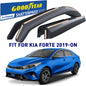 GOODYEAR In-Channel Window Deflectors Shatterproof