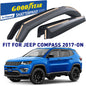 GOODYEAR In-Channel Window Deflectors Shatterproof