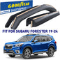 GOODYEAR In-Channel Window Deflectors Shatterproof