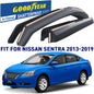 GOODYEAR In-Channel Window Deflectors Shatterproof