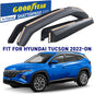 GOODYEAR In-Channel Window Deflectors Shatterproof