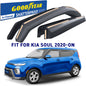 GOODYEAR In-Channel Window Deflectors Shatterproof