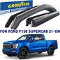 GOODYEAR In-Channel Window Deflectors Shatterproof