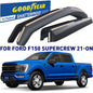 GOODYEAR In-Channel Window Deflectors Shatterproof