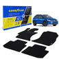 Goodyear Custom Fit Car Floor Liners For Subaru Impreza 2012-2016 Black/Black 4 Pc.Set All-Weather Diamond Shape Liner Traps Dirt Liquid Precision Interior Coverage - GY004405