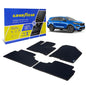 Goodyear Custom Fit Car Floor Liners For Kia Sorento 2016-2020 Black/Black 4 Pc. Set All-Weather Diamond Shape Liner Traps Dirt Liquid Rain And Dust Precision Interior Coverage - GY004419