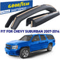 GOODYEAR In-Channel Window Deflectors Shatterproof