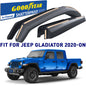 GOODYEAR In-Channel Window Deflectors Shatterproof