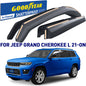 GOODYEAR In-Channel Window Deflectors Shatterproof