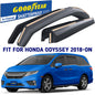 GOODYEAR In-Channel Window Deflectors Shatterproof