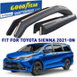 GOODYEAR In-Channel Window Deflectors Shatterproof
