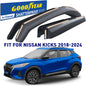 GOODYEAR In-Channel Window Deflectors Shatterproof