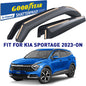 GOODYEAR In-Channel Window Deflectors Shatterproof