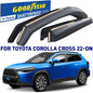 GOODYEAR In-Channel Window Deflectors Shatterproof